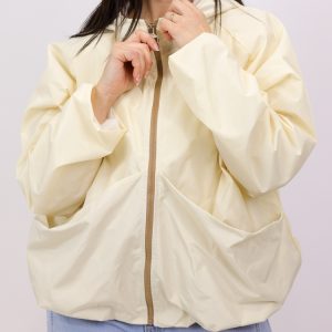 Chaqueta Cortavientos Smile Amarilla