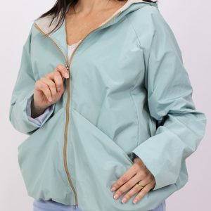 Chaqueta Cortavientos Smile Agua Marina