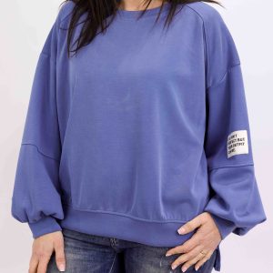 Sudadera Azara Lux Azul Tejano