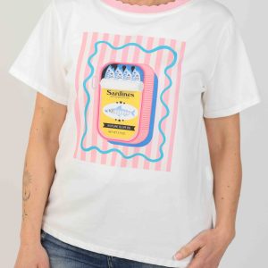 Camiseta Basic Sardine Rosa