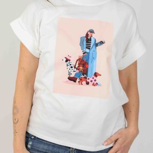 Camiseta Basic Puppy Blanca